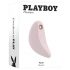 Playboy Palm - oplaadbare, waterdichte 2in1 clitorisvibrator (roze)