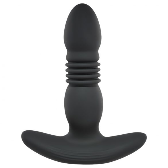 Playboy - Oplaadbare stotende anale vibrator (zwart)