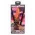 Creature Cocks Ravager - Getextureerde siliconen dildo - 20cm (oranje)