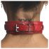 Strikt - halsband bodyharnas (rood)