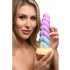 Creature Cocks Mystique - Unicorn dildo 21cm (paars-geel)