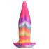 Creature Cocks Tongue - Gloeiende regenboog dildo - 21cm