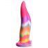 Creature Cocks Tongue - Gloeiende regenboog dildo - 21cm