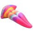 Creature Cocks Tongue - Gloeiende regenboog dildo - 21cm