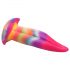 Creature Cocks Tongue - Gloeiende regenboog dildo - 21cm