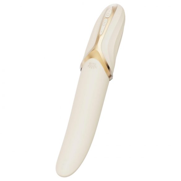 Zalo Eve - oplaadbare verwarmde roterende vibrator (wit)