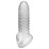 Dikke Jongen Checker: penis sleeve (15cm) - melkwit