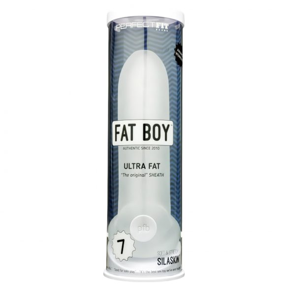 Fat Boy Original Ultra Fat - Penishoes (19cm) - Melkwit