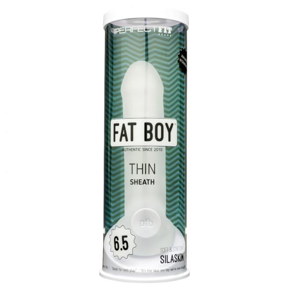 Fat Boy Thin - penismantel (17 cm) - melkachtig wit