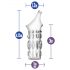 Prestatie - transparante penismanchet met ring