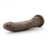 Dr. Skin 8,5 - levensechte bruine dildo met zuignap (20,5cm)