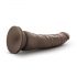 Dr. Skin 8,5 - levensechte bruine dildo met zuignap (20,5cm)