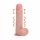 REALROCK - Zuignap stotende vibrator - Naturel (20,5 cm)