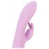 Loveline - oplaadbare, konijntjesstaaf vibrator (roze)