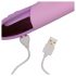 Loveline - oplaadbare, konijntjesstaaf vibrator (roze)