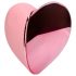 Loveline Tapping Heart - oplaadbare clitorisstimulator (roze)