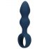 Loveline - anale plug met gripring - groot (blauw)