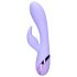 Loveline - Oplaadbare paarse konijntjesvibrator met clito-arm