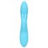 Loveline - waterdichte konijnenvibrator met clitorisstimulator (blauw)