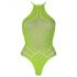 Ouch! - Neon groene fluoharnas body - XL-4XL