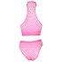 Ouch! - Oplichtende lingerie set (pink)