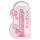 REALROCK - Realistische dildo roze transparant (17cm)