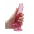 REALROCK - Realistische dildo roze transparant (17cm)