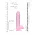 REALROCK - Roze realistische dildo (19cm)