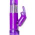 Easytoys Konijn - draaiende kralen vibrator met clitorisstimulator (paars)