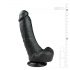 Easytoys - zwarte herendildo met zuignap (20cm)