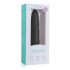 Easytoys Power Vibe - gedraaide zwarte siliconen vibrator