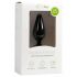 Easytoys Puntige Plug - met ring - medium (zwart)