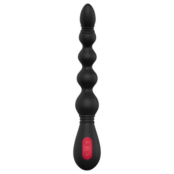 Cheeky Love - oplaadbare anale kralen vibrator (zwart)