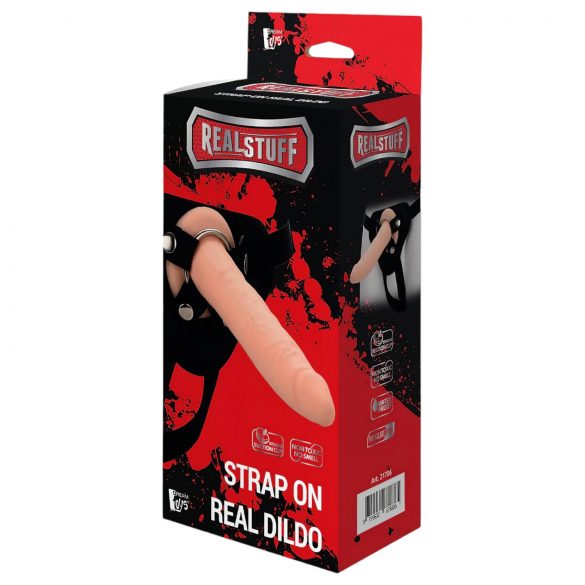 RealStuff Strap-On - smalle, bevestigbare dildo (natuurlijk)