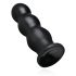 BUTTR Tactical III - Zwarte zuignap dildo