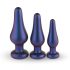 Hueman Comets - Silicone Anale Plug Set (3 stuks) - Paars