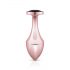 Rosy Gold Buttplug - rosegold met zwarte steen