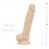 Real Fantasy Conrad - zuignap vibrator - 20 cm (natuurlijk)