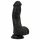 Easytoys - Realistische dildo met ballen - 12 cm (zwart)