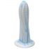 Ylva & Dite Prickly Pear - gestippelde dildo (wit-blauw)