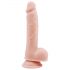 Mr. Dixx 7.6 - natuur zuignap dildo met ballen (19,5cm)