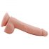 Mr. Dixx 7.6 - natuur zuignap dildo met ballen (19,5cm)