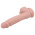 Mr. Dixx 7.6 - natuur zuignap dildo met ballen (19,5cm)