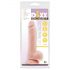 Mr. Dixx 7.6 - natuur zuignap dildo met ballen (19,5cm)