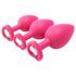 Flirts anale training set - 3 plugs - roze