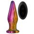 Glamour Glass - kleurrijke anale vibrator met afstandsbediening