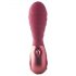 Dinky Jody F. Mini - oplaadbare ribbel mini vibrator (rood)