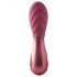 Dinky Jody F. Mini - oplaadbare ribbel mini vibrator (rood)