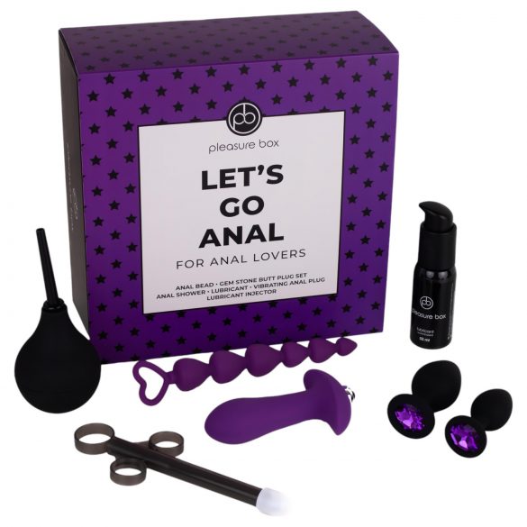 Pleasure Box Let's Go Anal - compleet anaal set - 7 delig