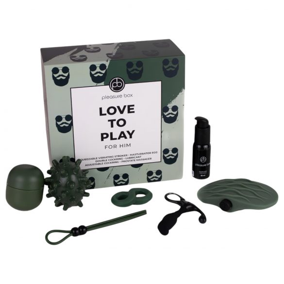 Plezier Box Love to Play - 6-delige masturbatorset